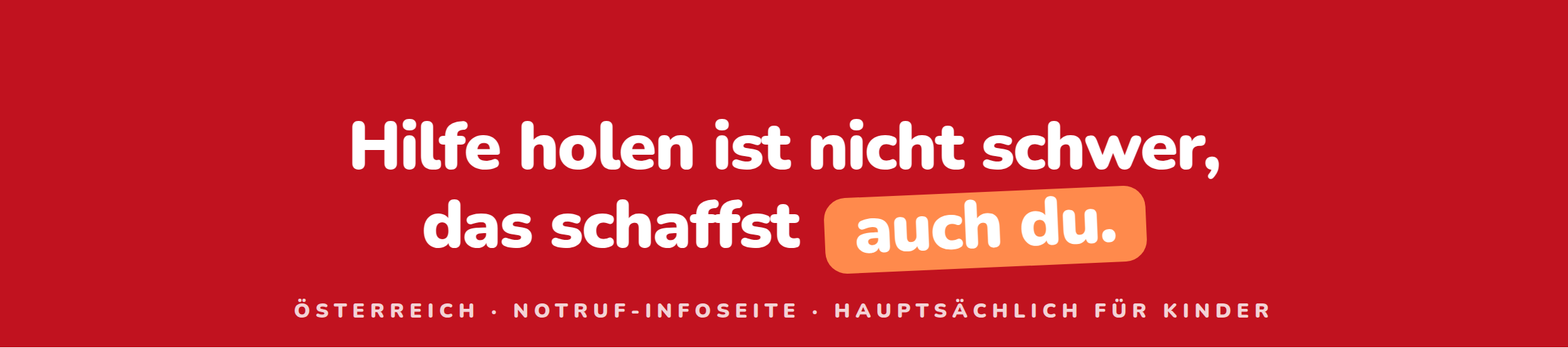 Hilfe holen ist nicht schwer – Notruf für Kinder erklärt